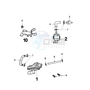 LUDIX 10 RBP2A drawing AIR INLET