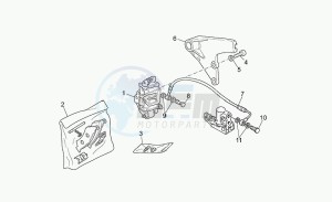 California 1100 Stone EV/EV Touring/80 drawing Rear brake caliper