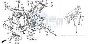 NX500 DOMINATOR drawing FRAME BODY