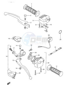 LT-A500F (E24) drawing HANDLE LEVER