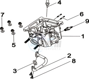 WOLF 300 (L8) EU EURO4 drawing CYLINDER  HEAD