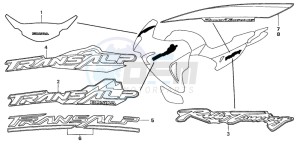 XL650V TRANSALP drawing STRIPE/MARK