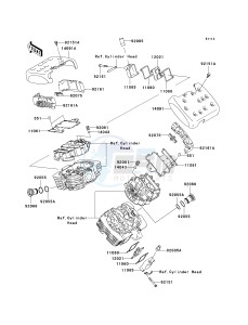 VN 1600 A [VULCAN 1600 CLASSIC] (A6F-A8FA) A8F drawing CYLINDER HEAD COVER