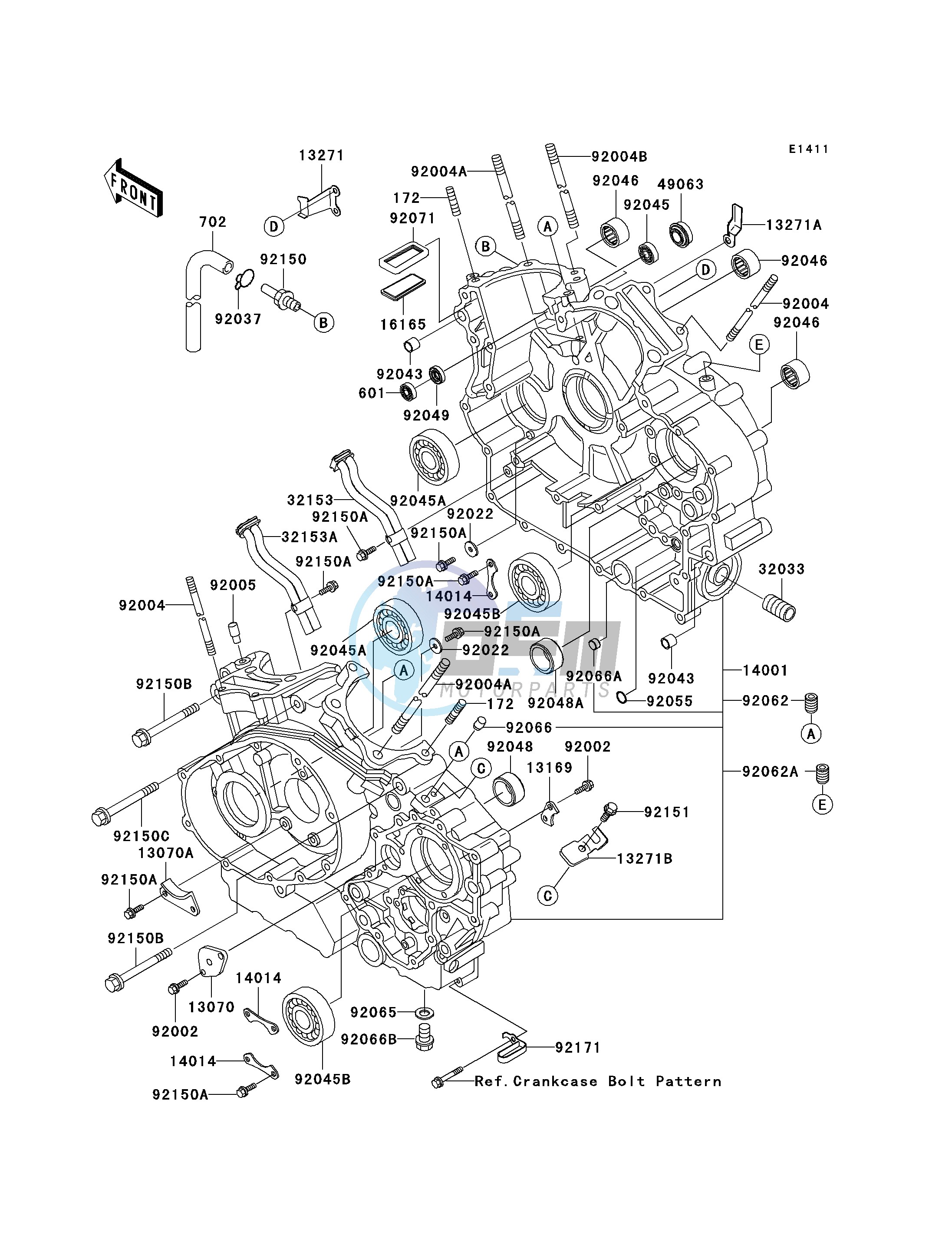 CRANKCASE -- VN1500-N1_N2- -