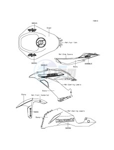 NINJA_ZX-6R_ABS ZX636FFF FR GB XX (EU ME A(FRICA) drawing Decals(Green)