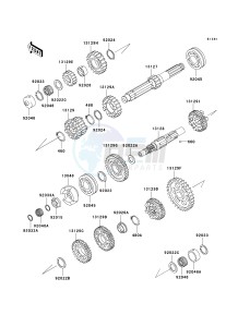 ZG 1000 A [CONCOURS] (A6F) A6F drawing TRANSMISSION