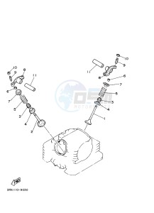 YFM125A YFM125GD GRIZZLY 125 (1PY5 1PY6) drawing VALVE