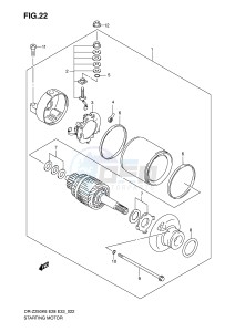 DR-Z250 (E28-E33) drawing STARTING MOTOR