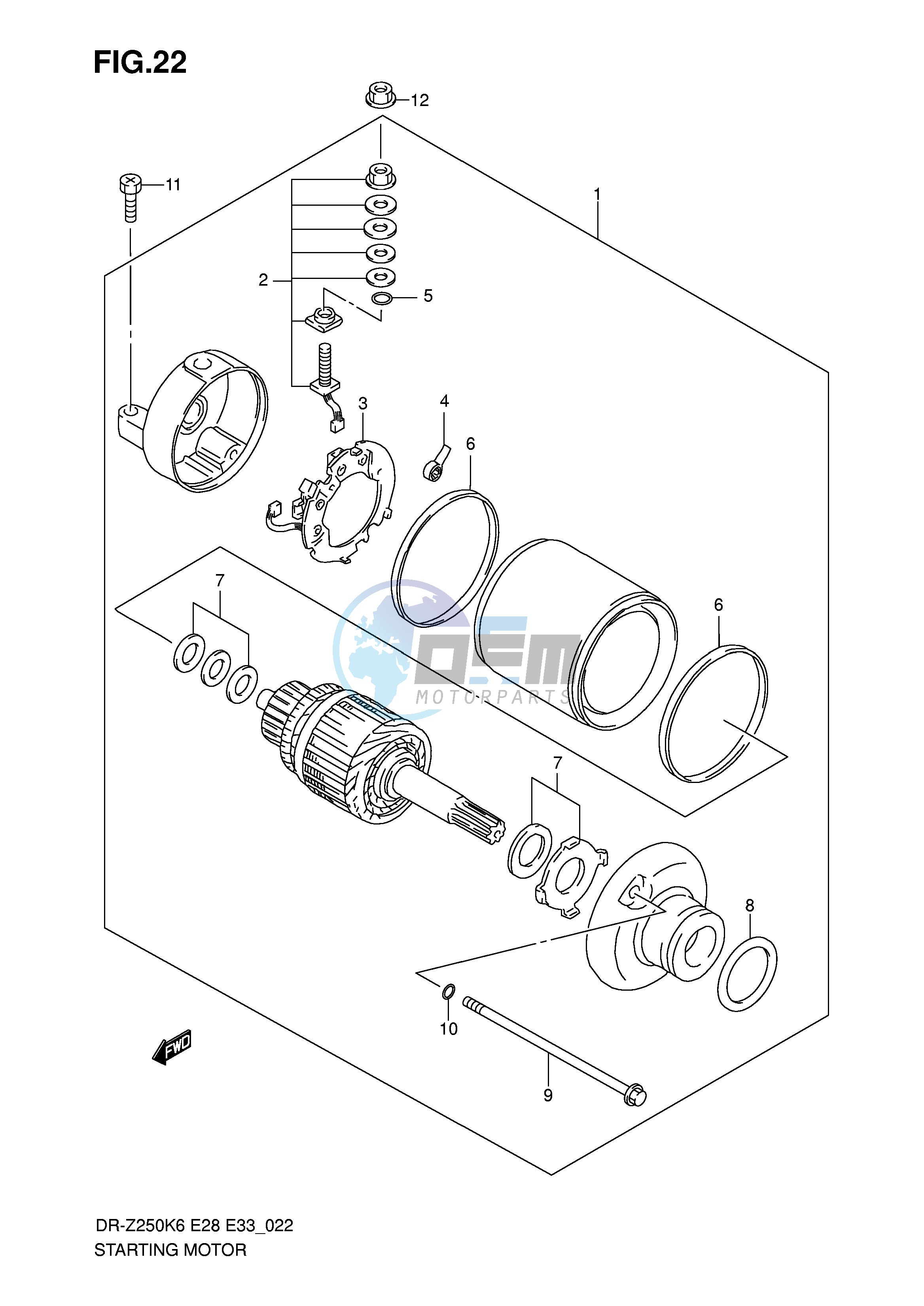 STARTING MOTOR