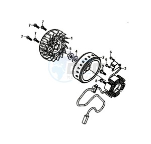 FNX 125 (GC12G1-EU) (L9) drawing FLYWHEEL - MAGNETO