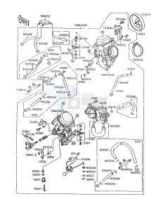 VN 1500 A [VULCAN 88] (A6-A9) [VULCAN 88] drawing CARBURETOR