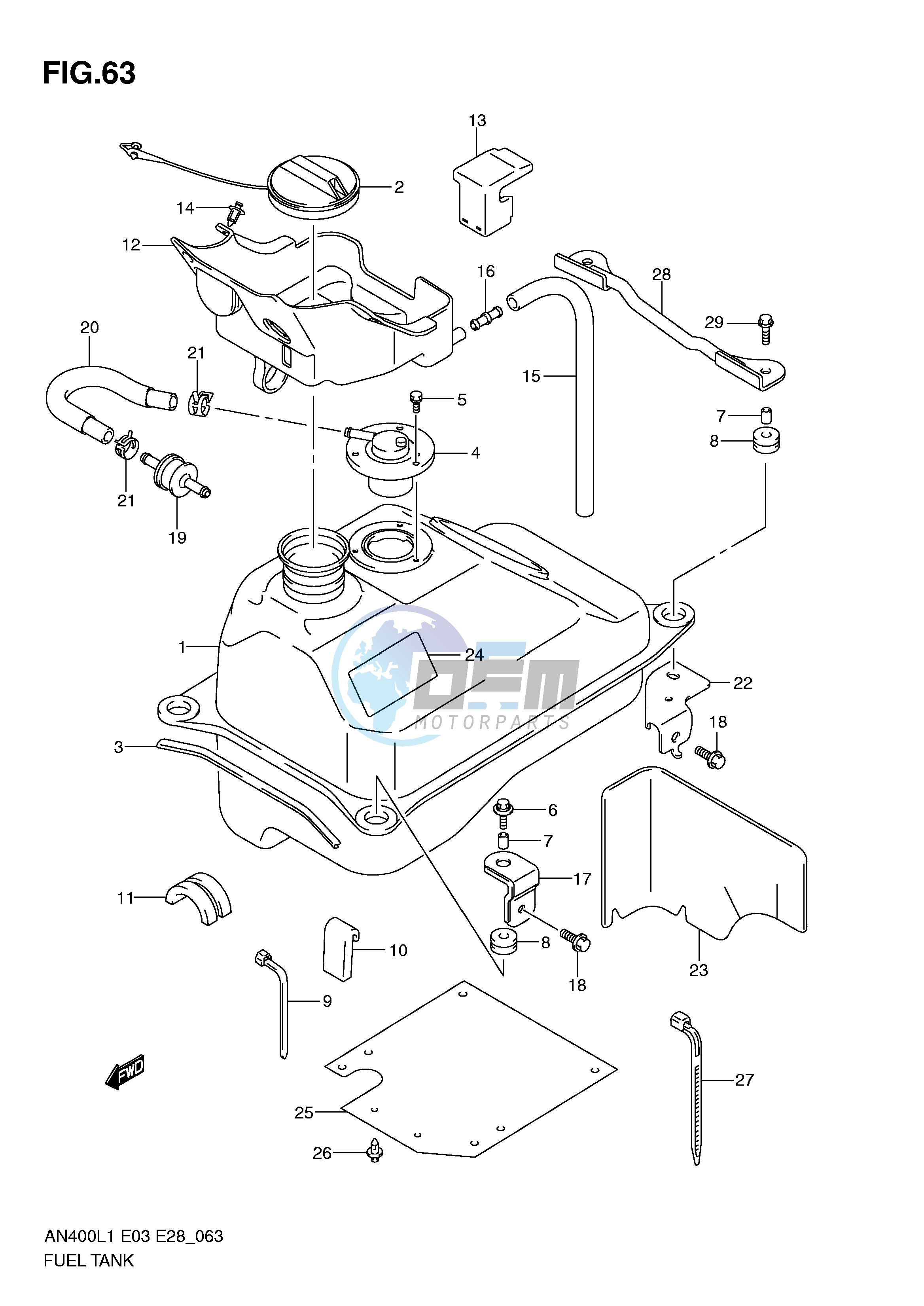 FUEL TANK (AN400L1 E3)