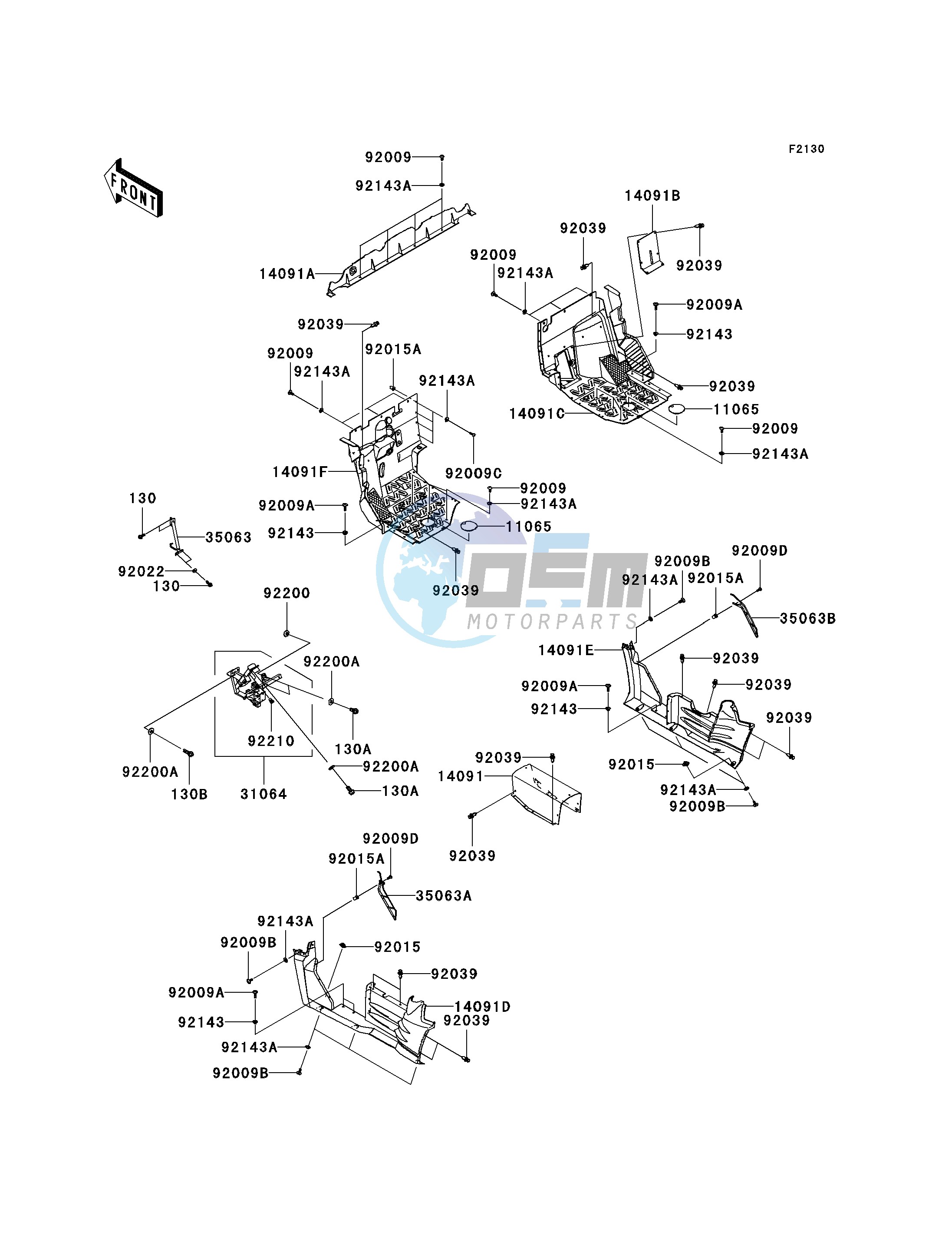 FRAME FITTINGS-- FRONT- -