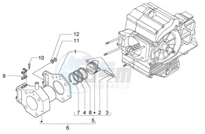 Beverly 500 (USA) USA drawing Cylinder-piston-wrist pin assy