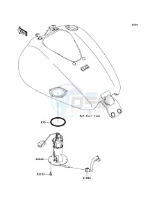 VN1700_CLASSIC_TOURER_ABS VN1700DCF GB XX (EU ME A(FRICA) drawing Fuel Pump