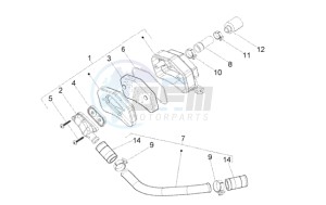 PX 125 E drawing Secondary air box