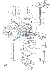 AN125 (E2) Burgman drawing CARBURETOR (E18)