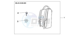 NV750C2 drawing LEATHER BACKREST BAG