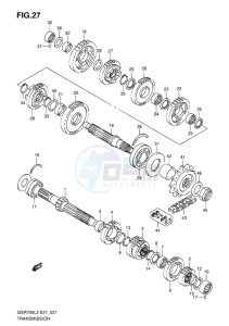 GSR750 ABS EU drawing TRANSMISSION