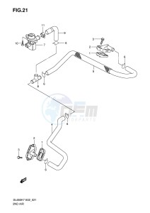 DL650 (E2) V-Strom drawing 2ND AIR