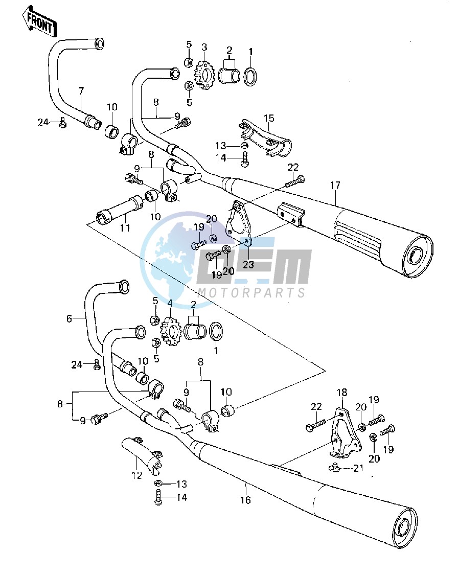 MUFFLERS -- 79-80 A3_A3A_A4- -