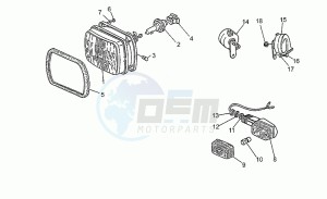 850 T5 Polizia Polizia drawing Headlight-horn