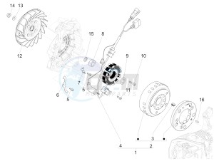 125 4T 3V I GET ie Primavera (APAC) (AU, EX, JA, KR, VT) drawing Flywheel magneto