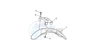 V7 Special 750 drawing Front body - Front mudguard