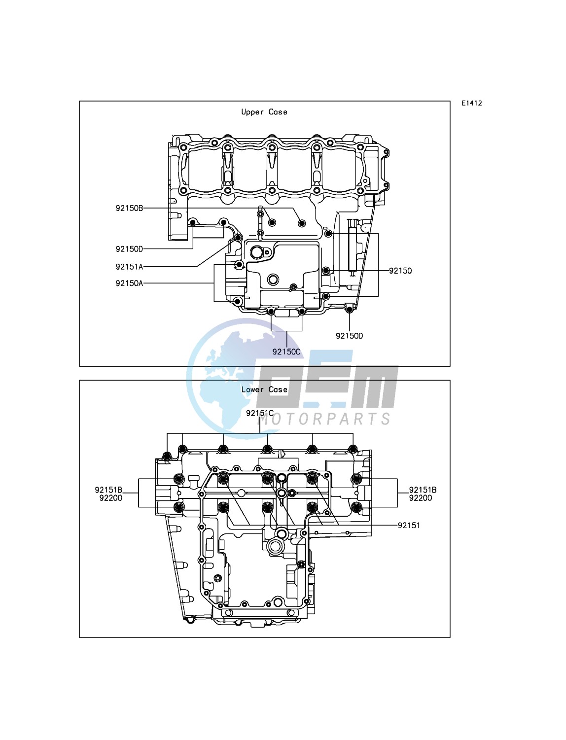 Crankcase Bolt Pattern