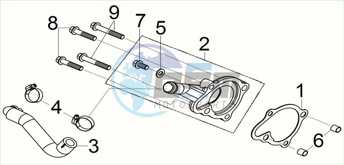 WATER PUMP COVER