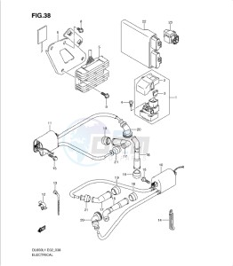 DL650 drawing ELECTRICAL (DL650AL1 E2)