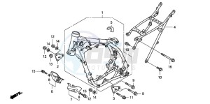 CRF150RB CRF150RB drawing FRAME BODY