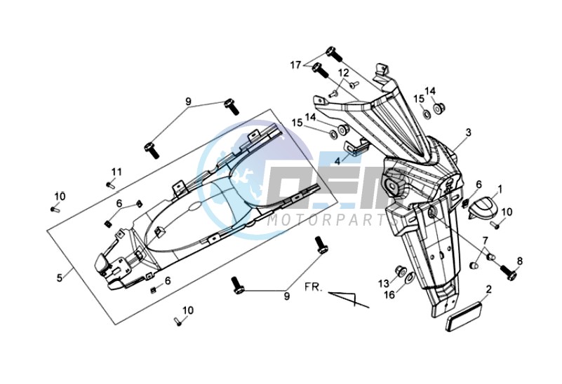 REAR FENDER - REAR SUSPENSION