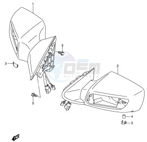 AN650 (E2) Burgman drawing MIRROR (AN650AK4 AK5)