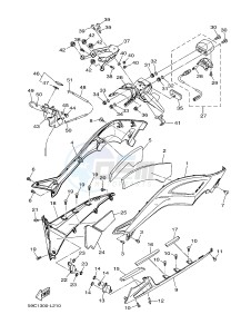 XP500A T-MAX 530 (59C9) drawing SIDE COVER 2