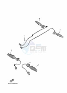 MT-09 SP MTN890D (BAMA) drawing FLASHER LIGHT