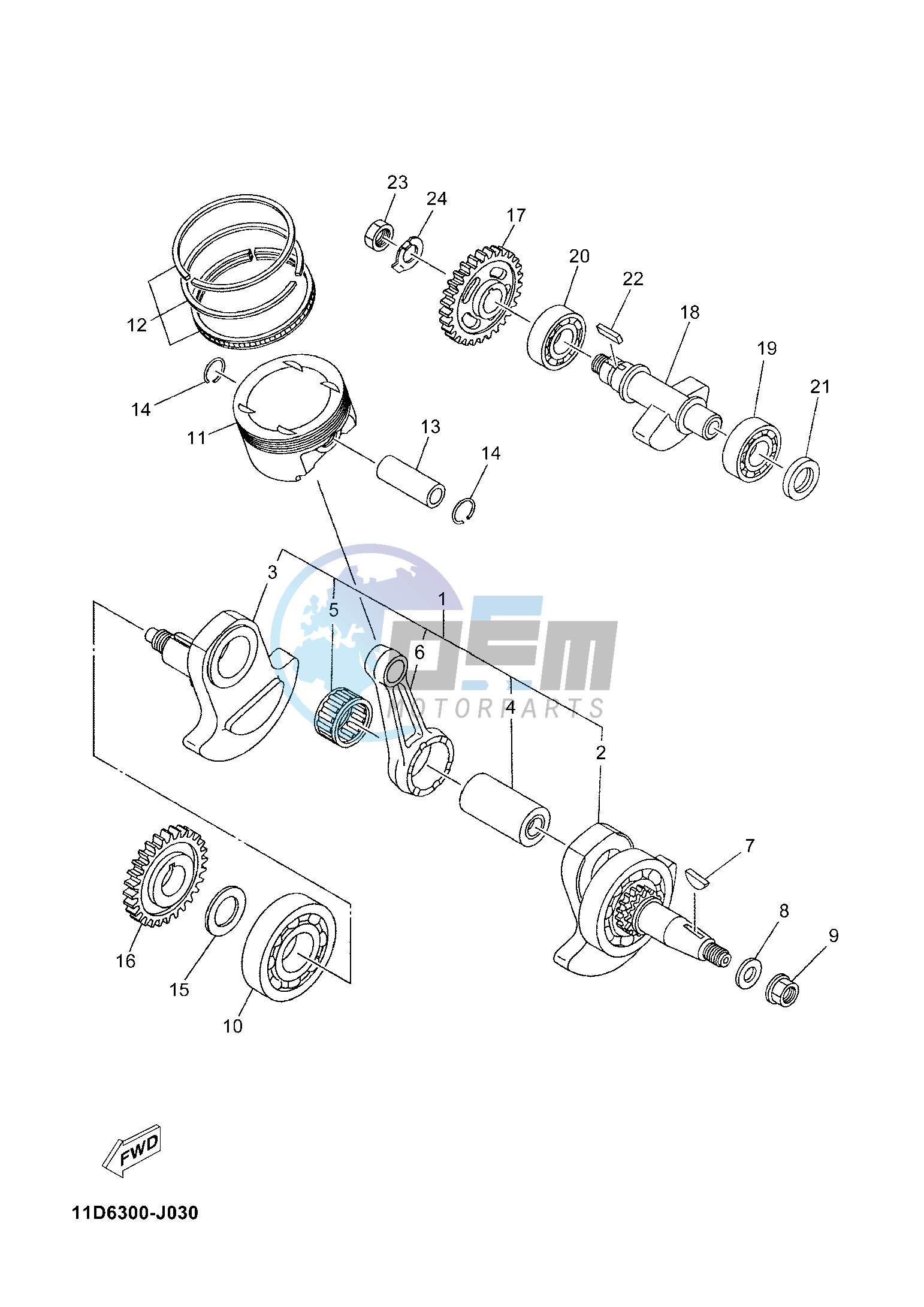 CRANKSHAFT & PISTON