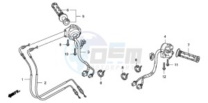 CBF1000T drawing SWITCH/CABLE