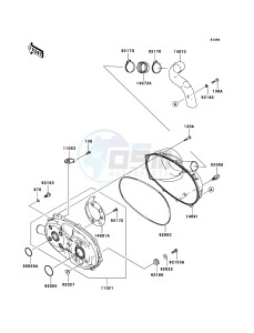 MULE 600 KAF400-B1 EU drawing Converter Cover