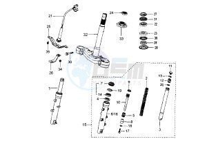 SV - 250 cc drawing FRONT FORK