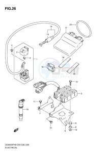 GSX650F (E3-E28) Katana drawing ELECTRICAL