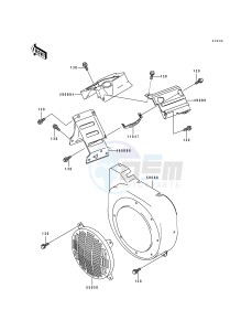 KAF 300 A [MULE 500] (A1) [MULE 500] drawing ENGINE SHROUD