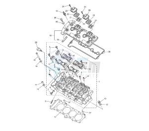 FZ1 1000 drawing CYLINDER HEAD