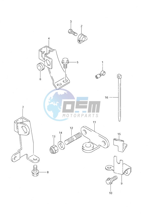 Remocon Cable Holder w/Remote Control