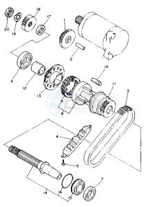 XJ S DIVERSION 600 drawing STARTER