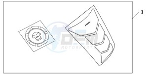 CBF600NA9 Europe Direct - (ED / ABS) drawing TANKPAD / FUEL LID COVER