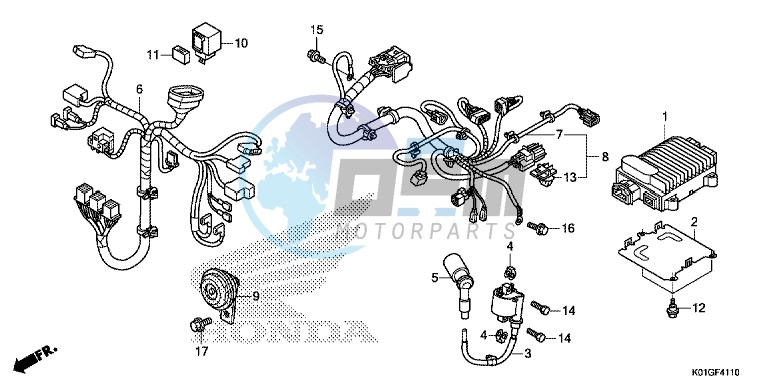 SUB HARNESS/IGNITION COIL