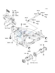 MULE_600 KAF400B6F EU drawing Swingarm