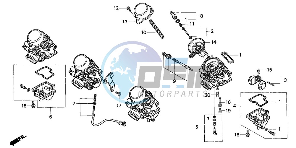 CARBURETOR (COMPONENT PARTS)