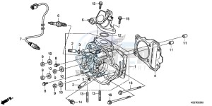 AFS110CSFF CB1000R 2ED - (2ED) drawing CYLINDER HEAD